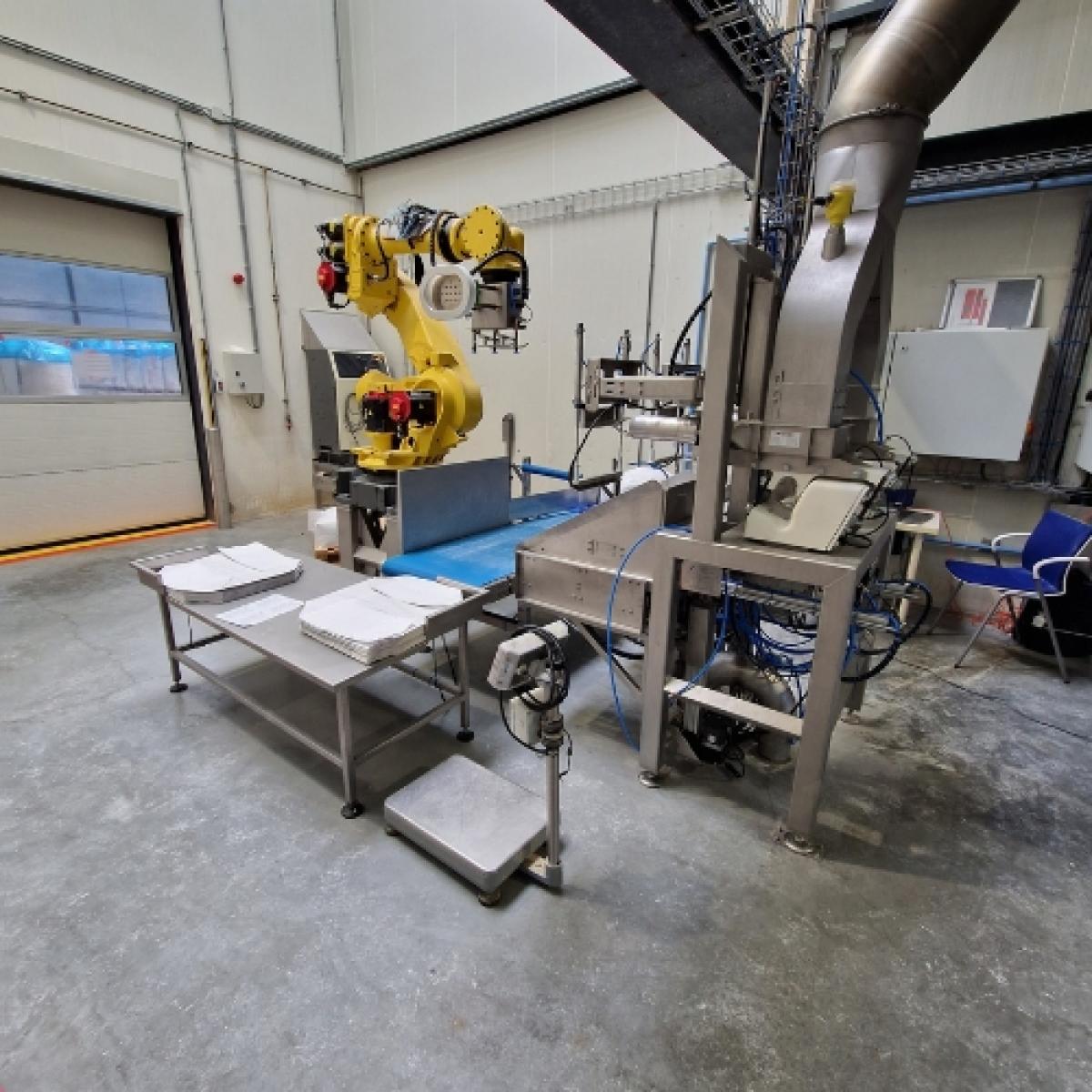 Afvulmachine met robot